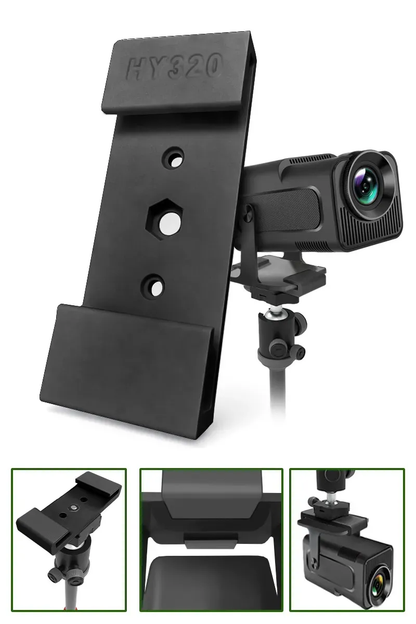 Suporte Para Projetor HY300 de Teto e Parede Ajustavel Preto foto 1